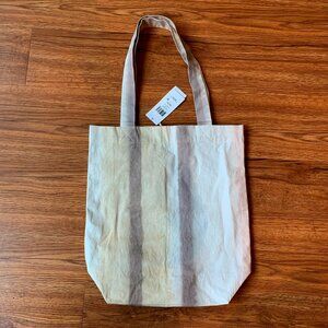 NWT Eileen Fisher Natural Dyed Organic Cotton Canvas Tote Bag